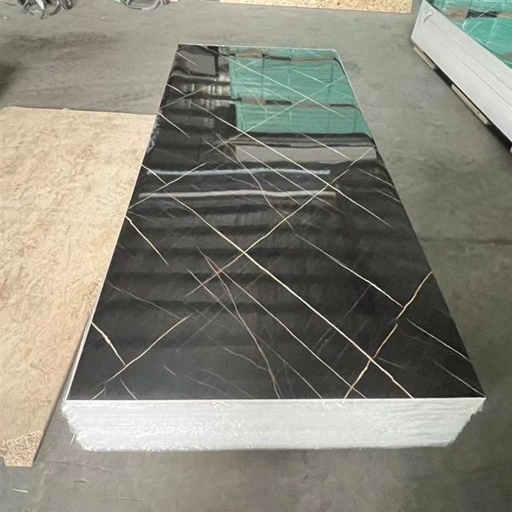 Painéis de parede de mármore UV de folha de mármore de PVC