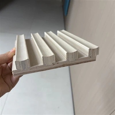 Painels de parede de madeira sólida MDF, revestimento de revestimento de madeira de madeira compensada laminada decoração